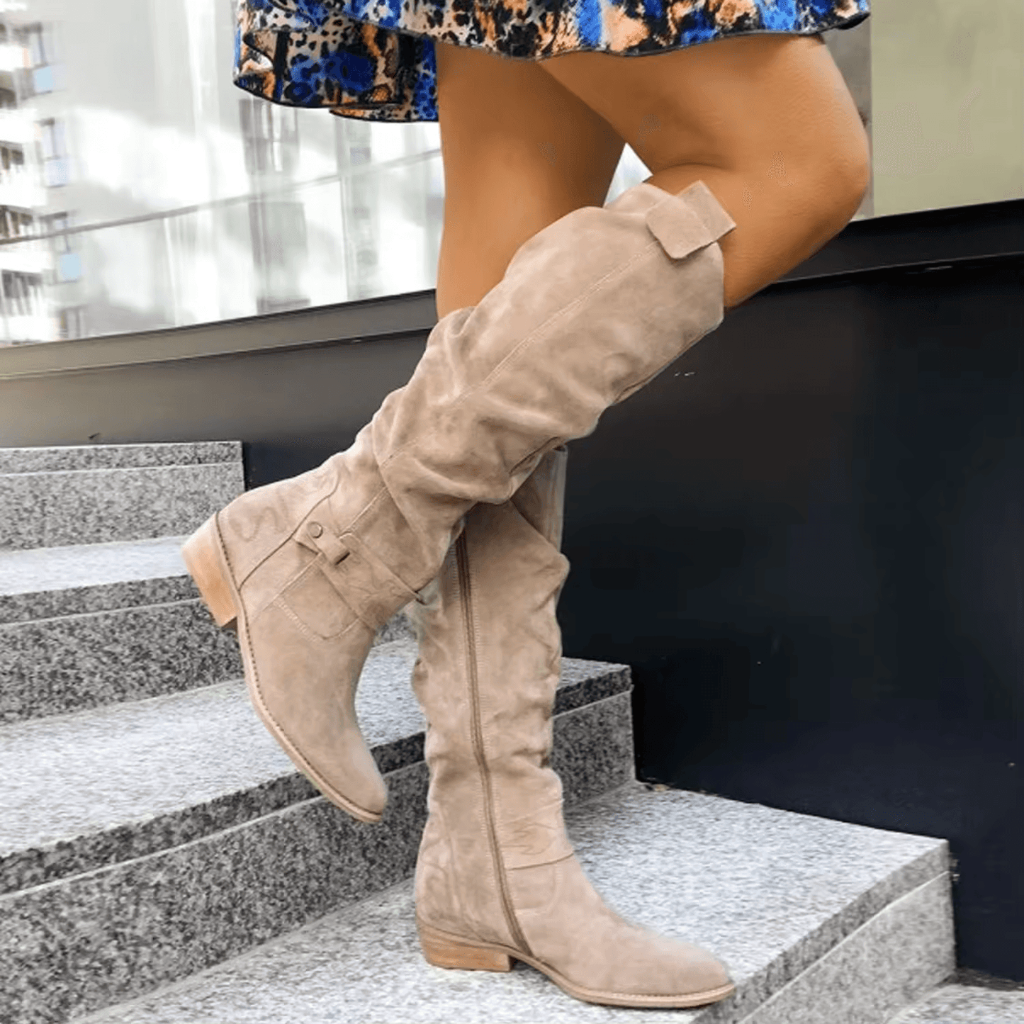 ANNE - BOTTINES LONGUES AVEC SEMELLE SOUPLE