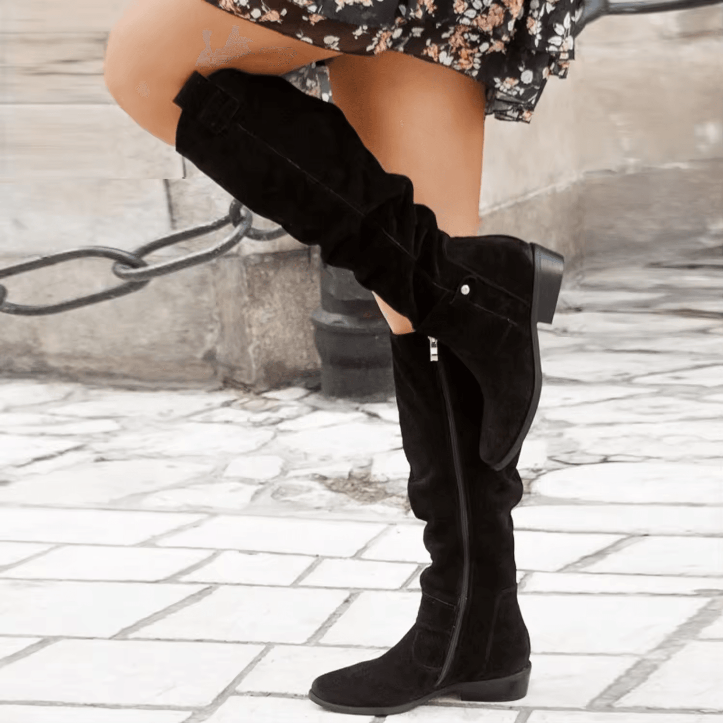 ANNE - BOTTINES LONGUES AVEC SEMELLE SOUPLE