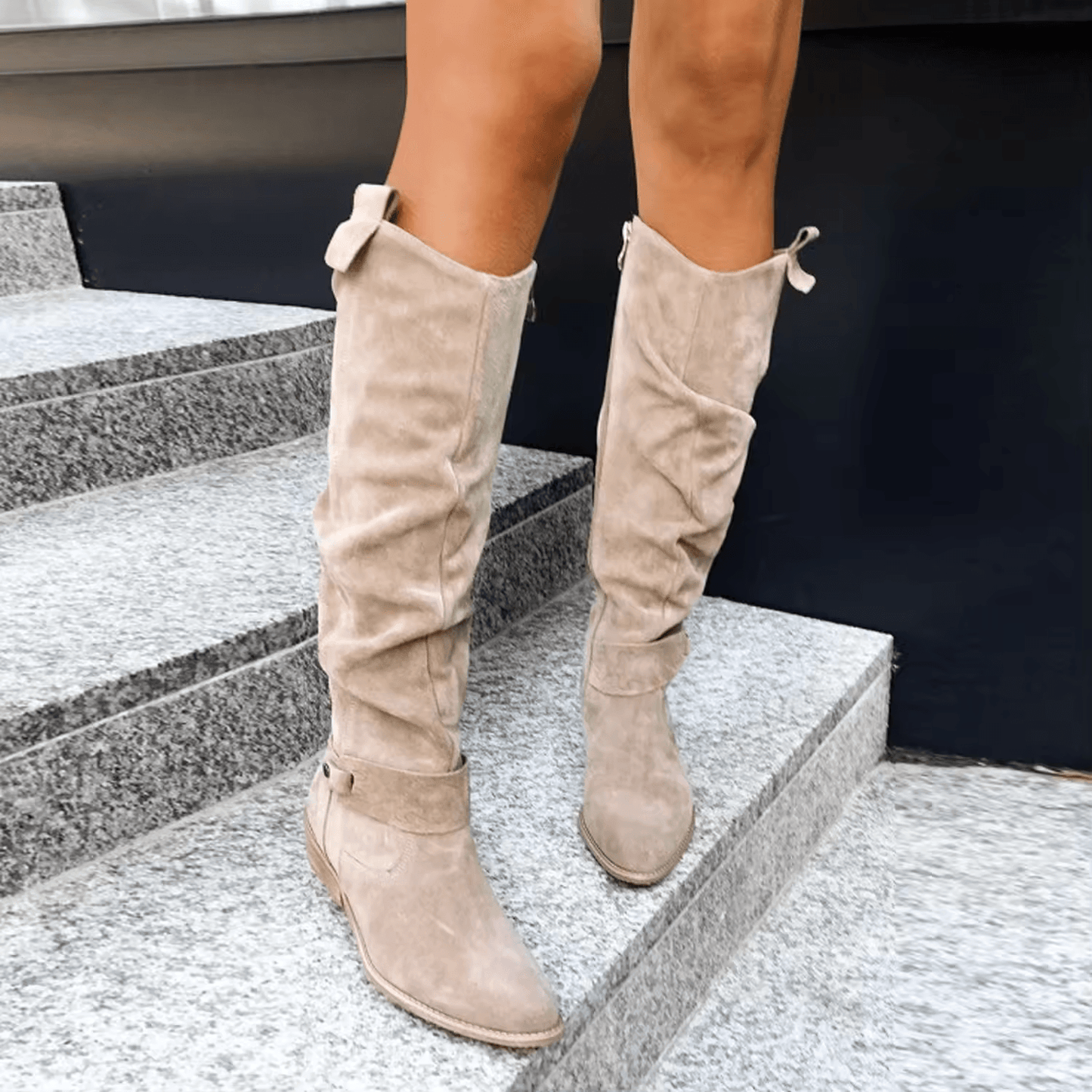 ANNE - BOTTINES LONGUES AVEC SEMELLE SOUPLE