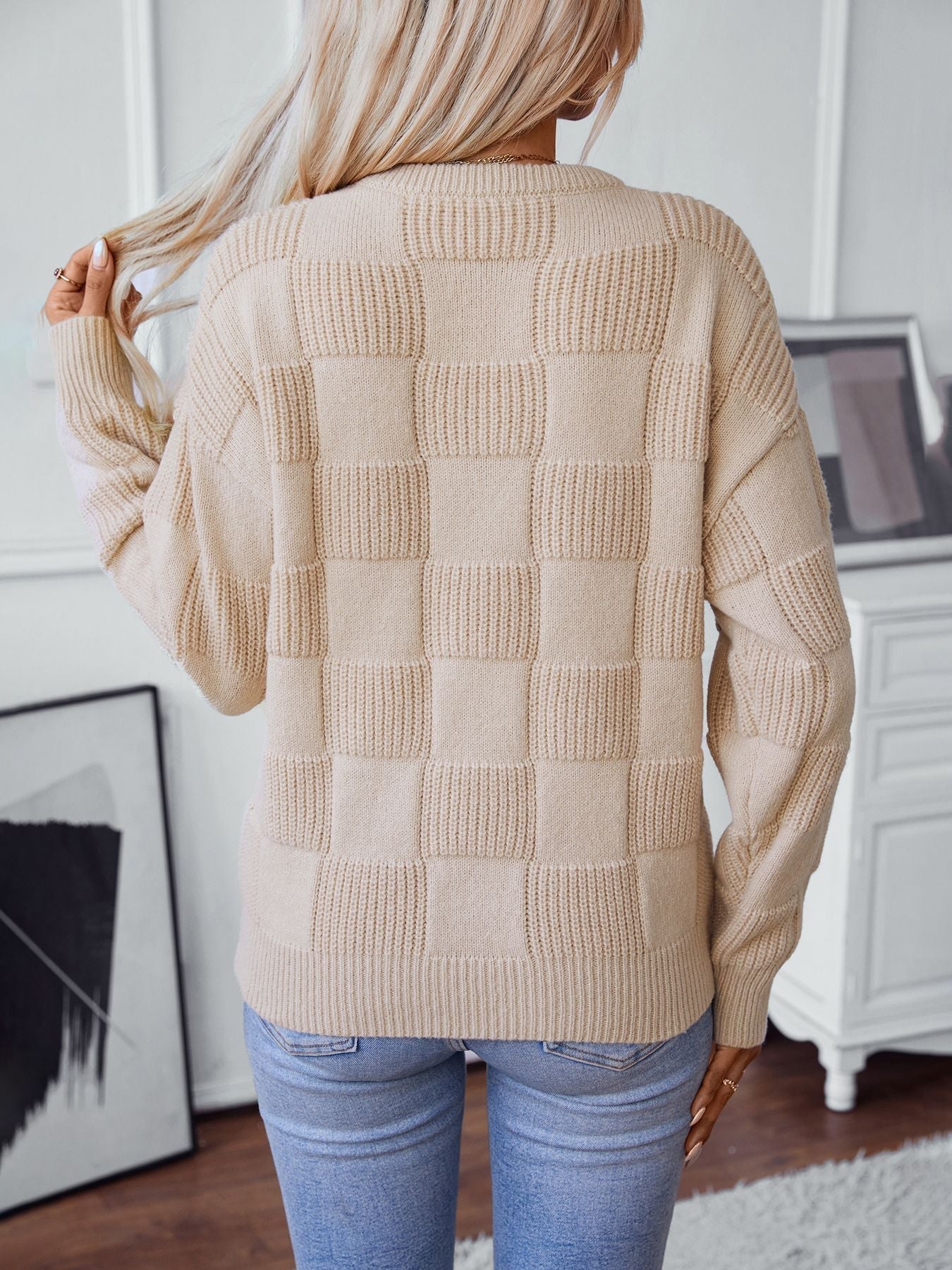 Vesla - Pull en maille confortable à encolure ronde