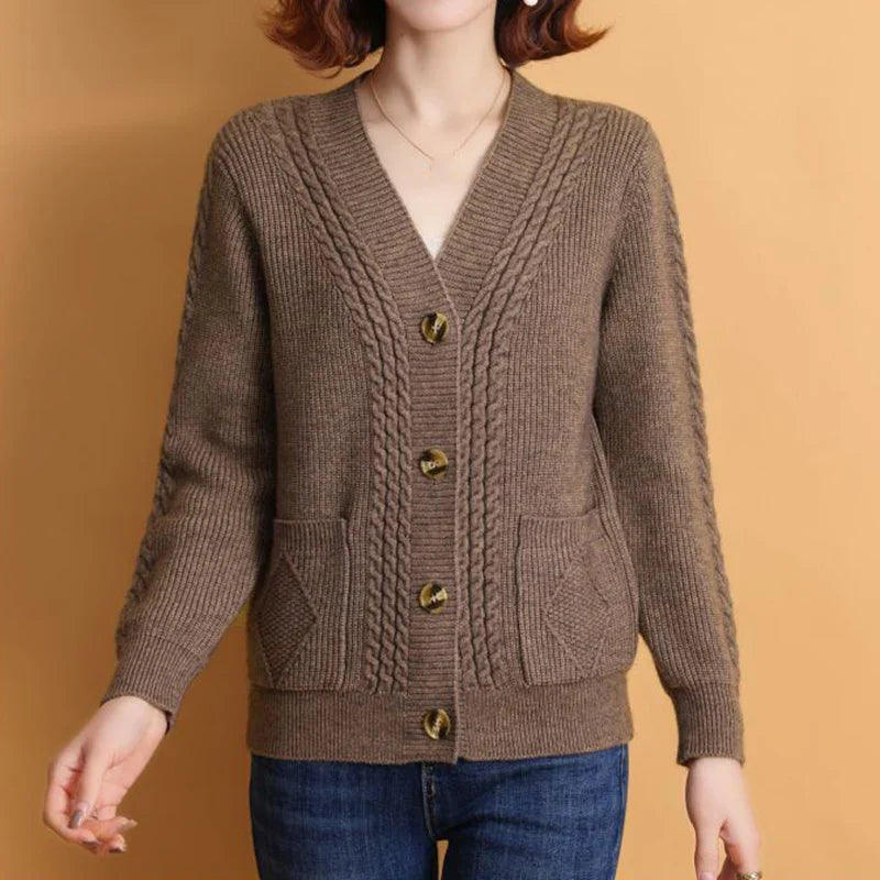 Aloisa - Cardigan avec col en V