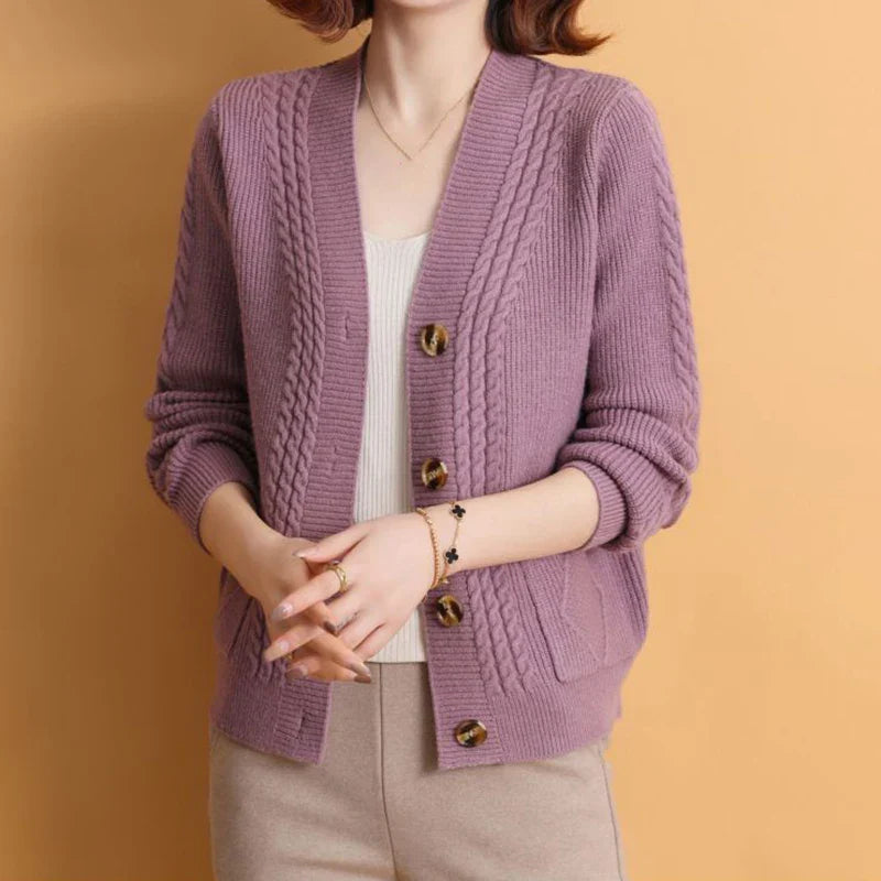 Aloisa - Cardigan avec col en V