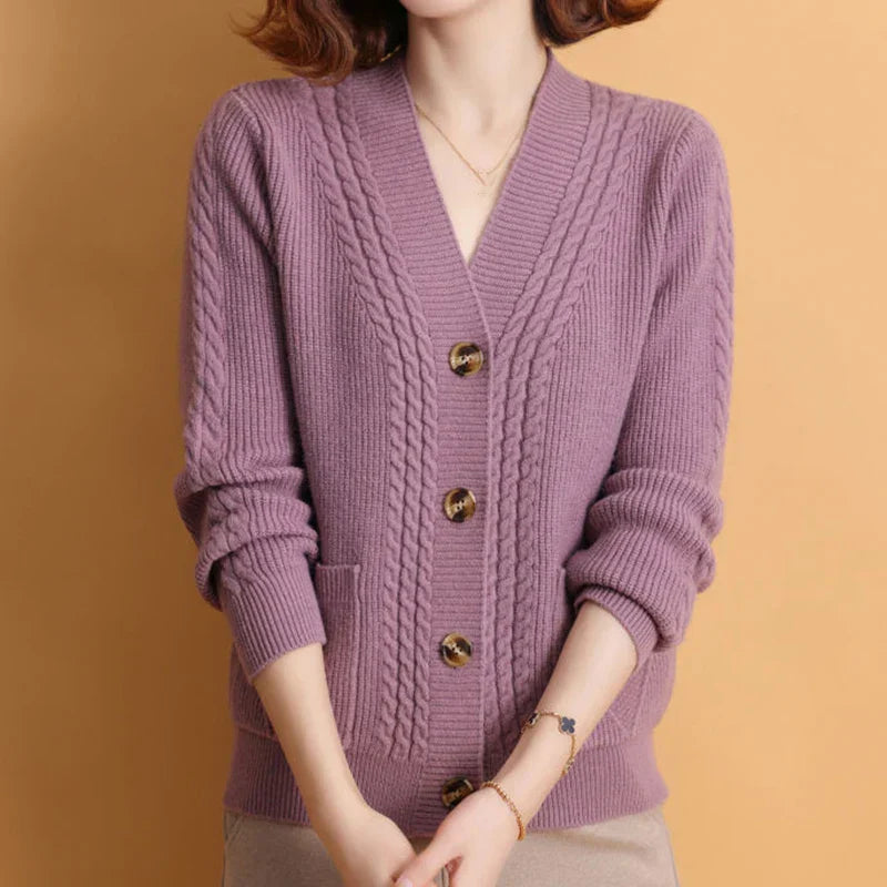 Aloisa - Cardigan avec col en V