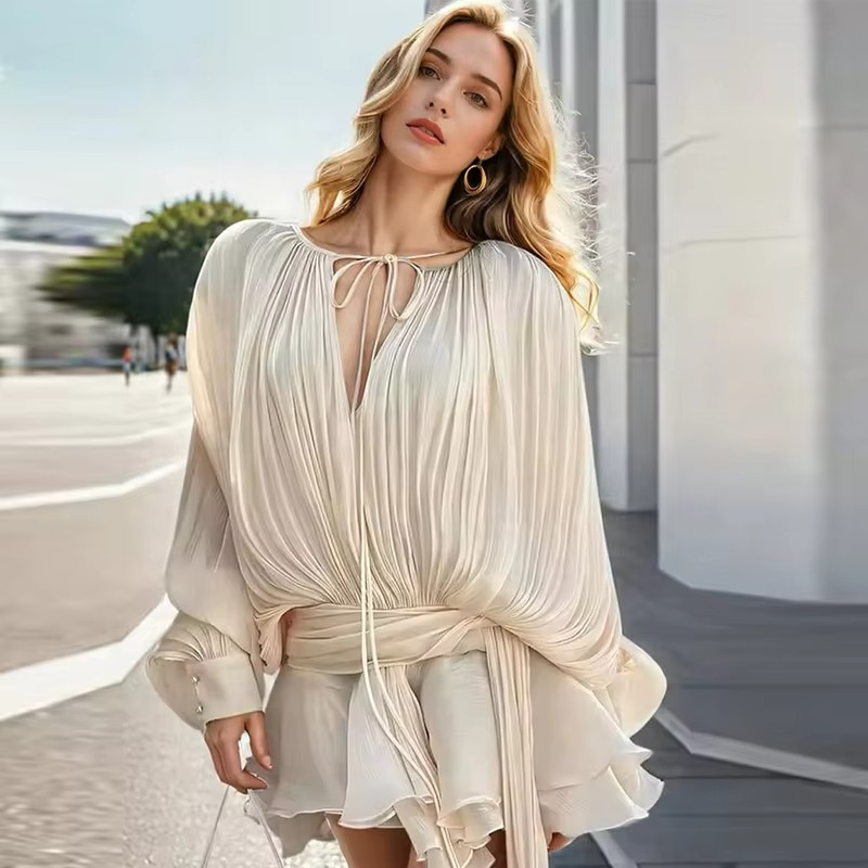 Amber - Mini-robe angélique