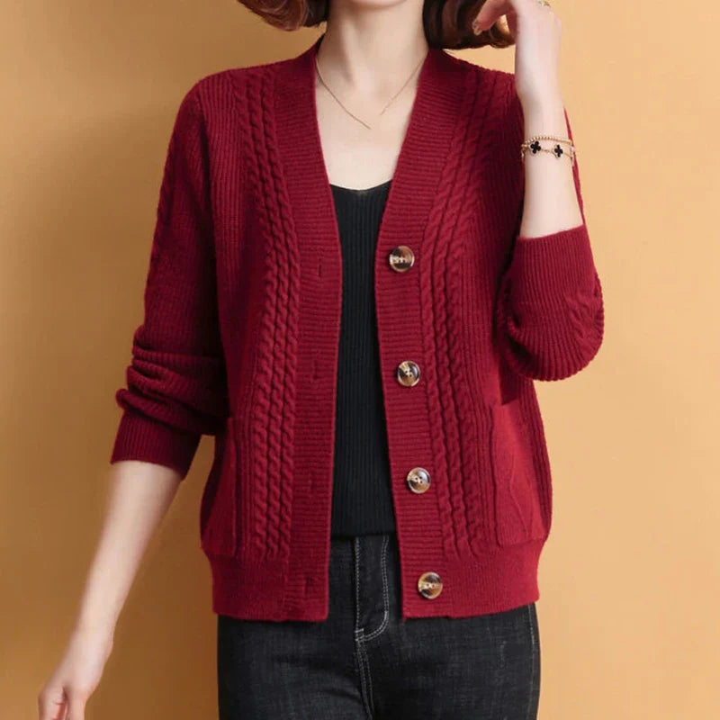 Aloisa - Cardigan avec col en V