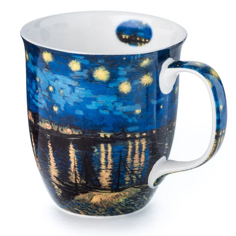 Van Gogh “Starry Night Over the Rhône” Fine Bone Mug
