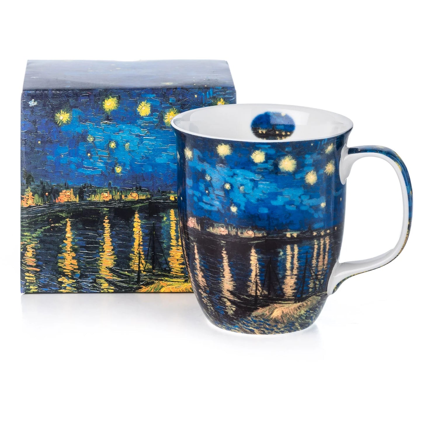 Van Gogh “Starry Night Over the Rhône” Fine Bone Mug