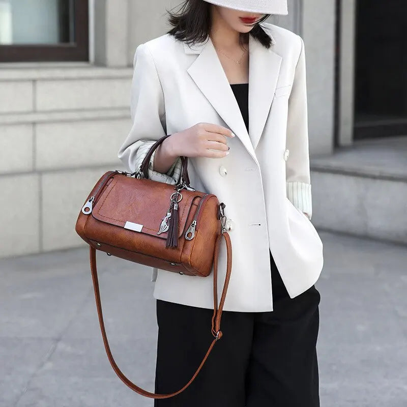 Wiesława - Sac bandoulière en cuir