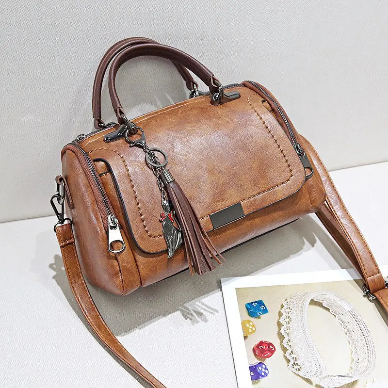 Wiesława - Sac bandoulière en cuir