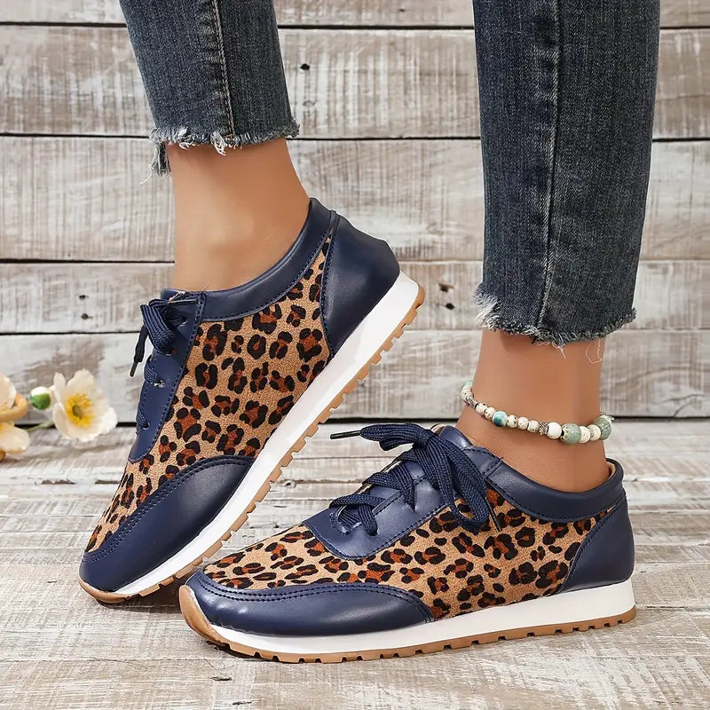 WILMA - BASKETS CONFORTABLES À IMPRIMÉ LÉOPARD