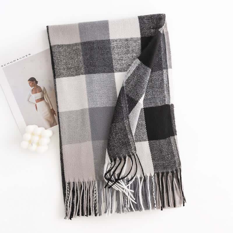 "Anais - Écharpe à franges vibrante pour femme aux couleurs vives et accrocheuses"