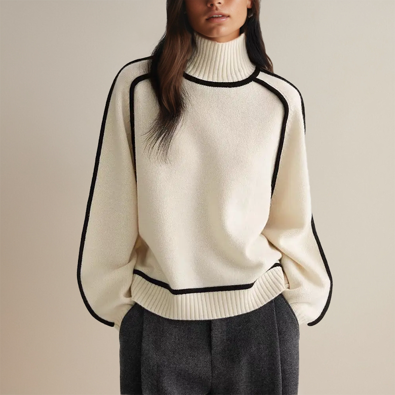 Ragnhild – Pull en laine cachemire de style vintage