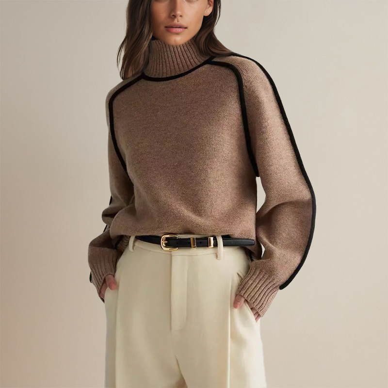 Ragnhild – Pull en laine cachemire de style vintage