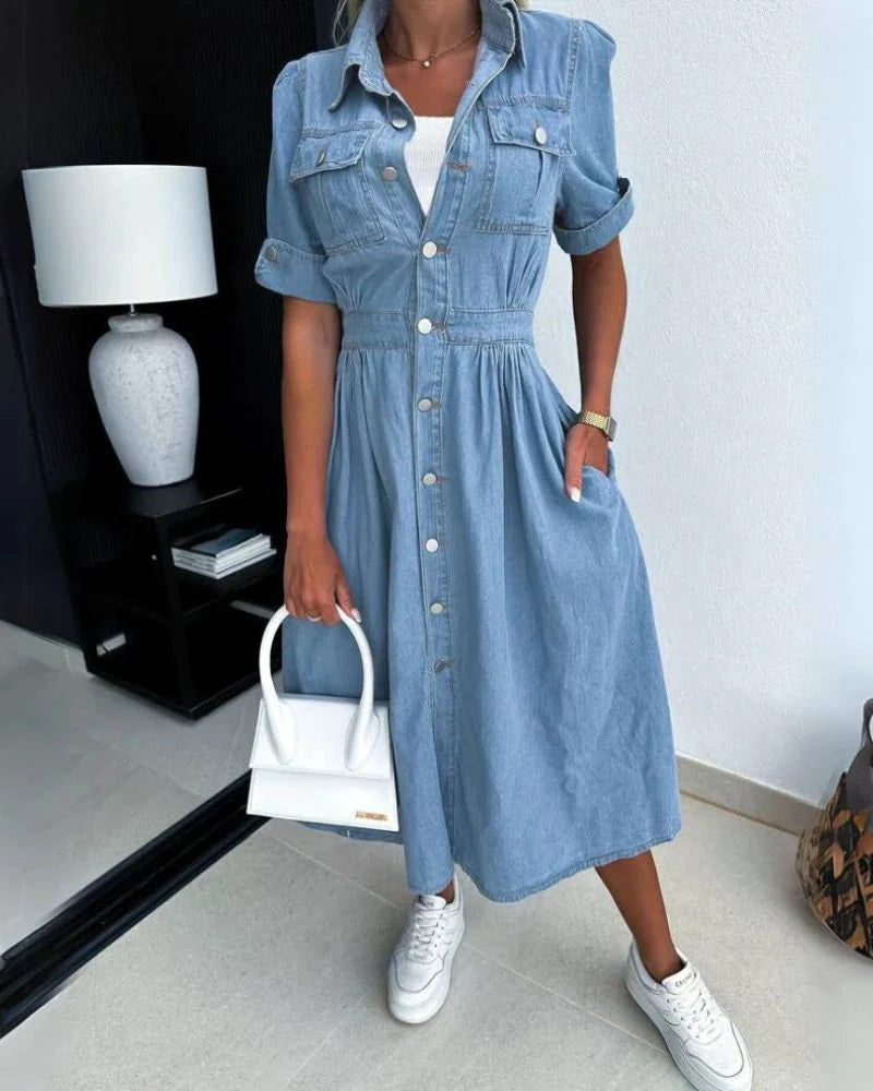 ALISSA - ROBE EN JEAN FEMME TENDANCE