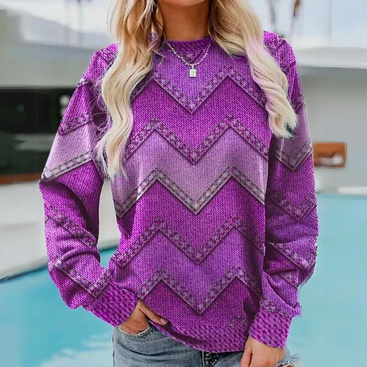 PAULIEN - Pull Géométrique Cozy