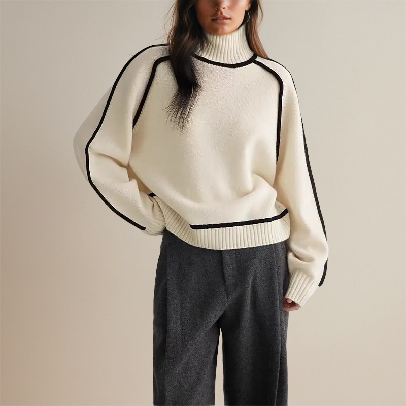 Ragnhild – Pull en laine cachemire de style vintage
