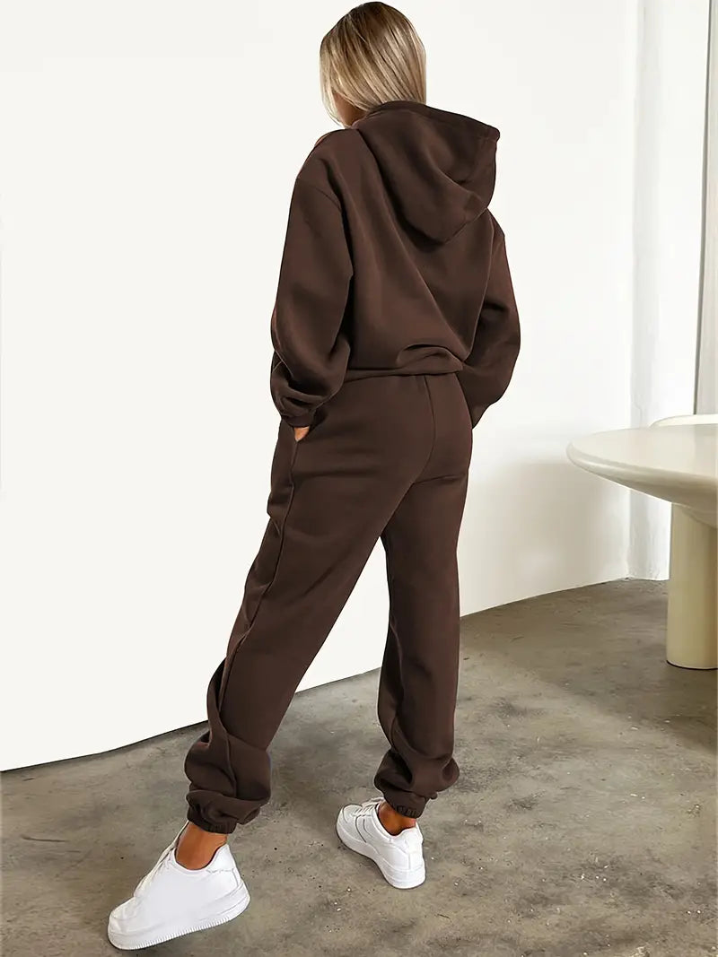 Daromira - Ensemble sweat à capuche et pantalon de jogging avec imprimé