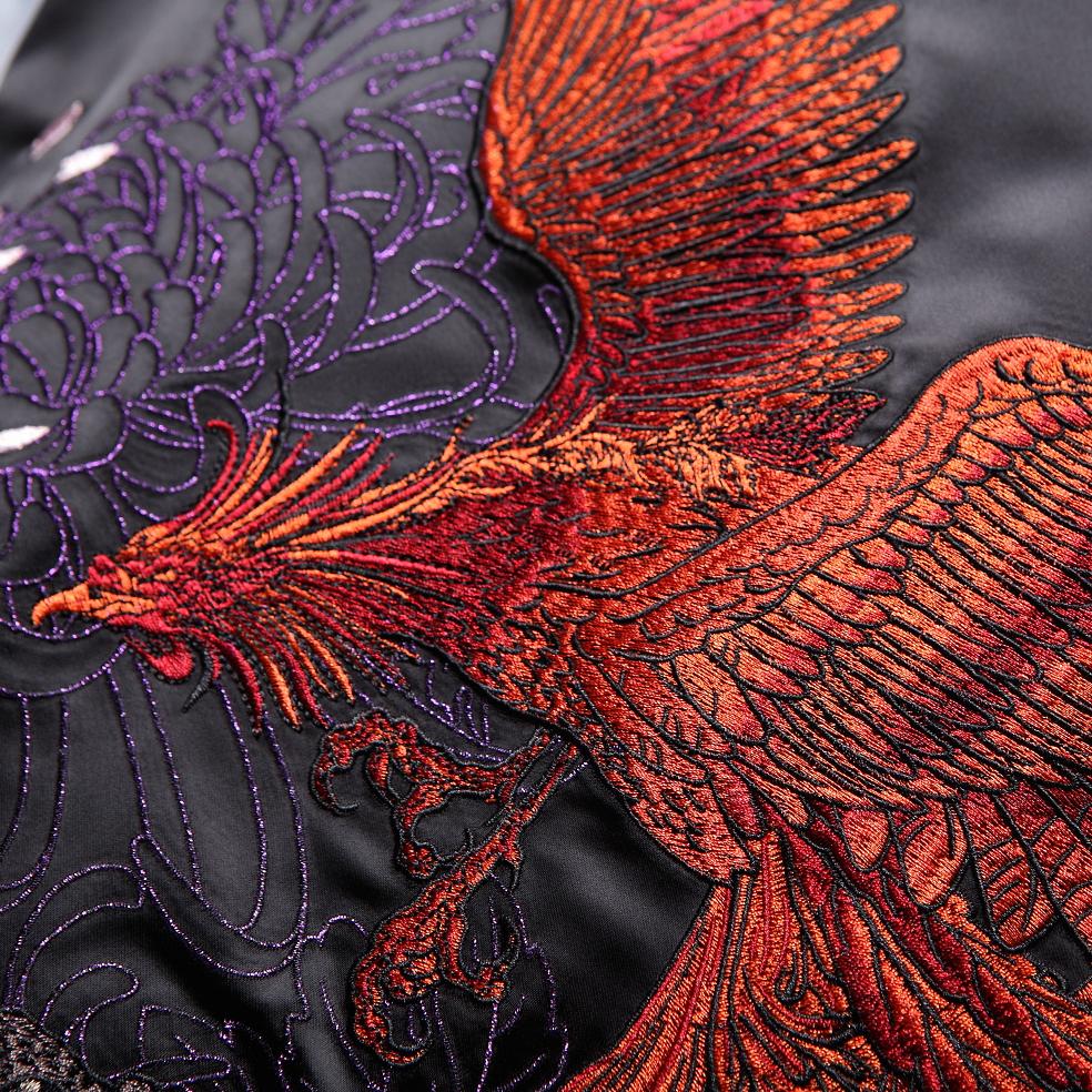 Sukajan - Veste souvenir de quatre créatures légendaires