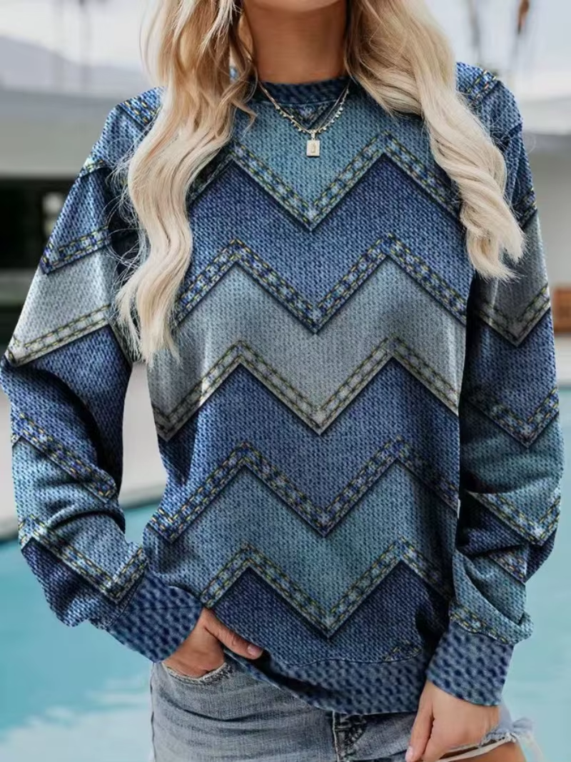 PAULIEN - Pull Géométrique Cozy