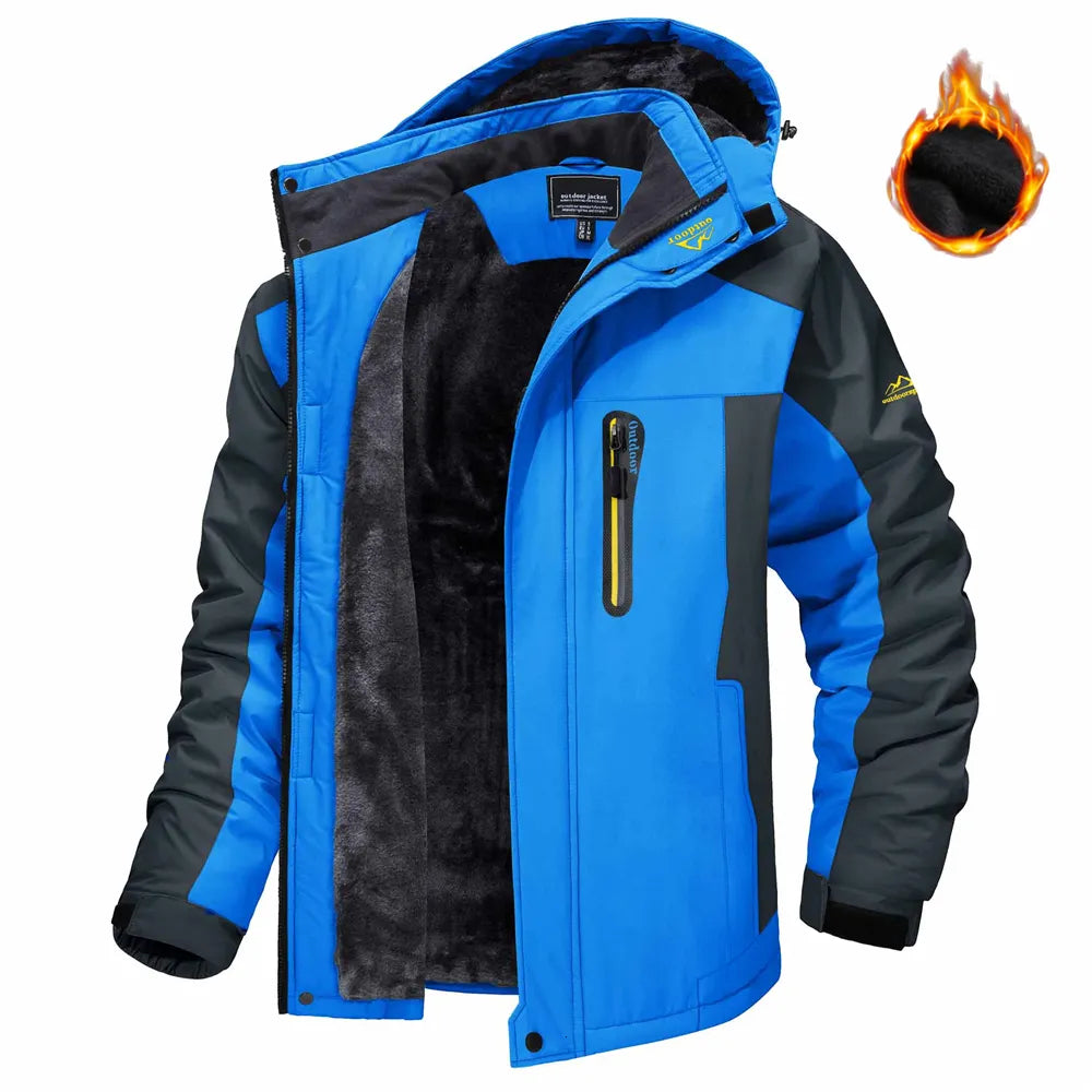 Magnulf - Veste d'hiver coupe-vent et imperméable pour l'extérieur -20