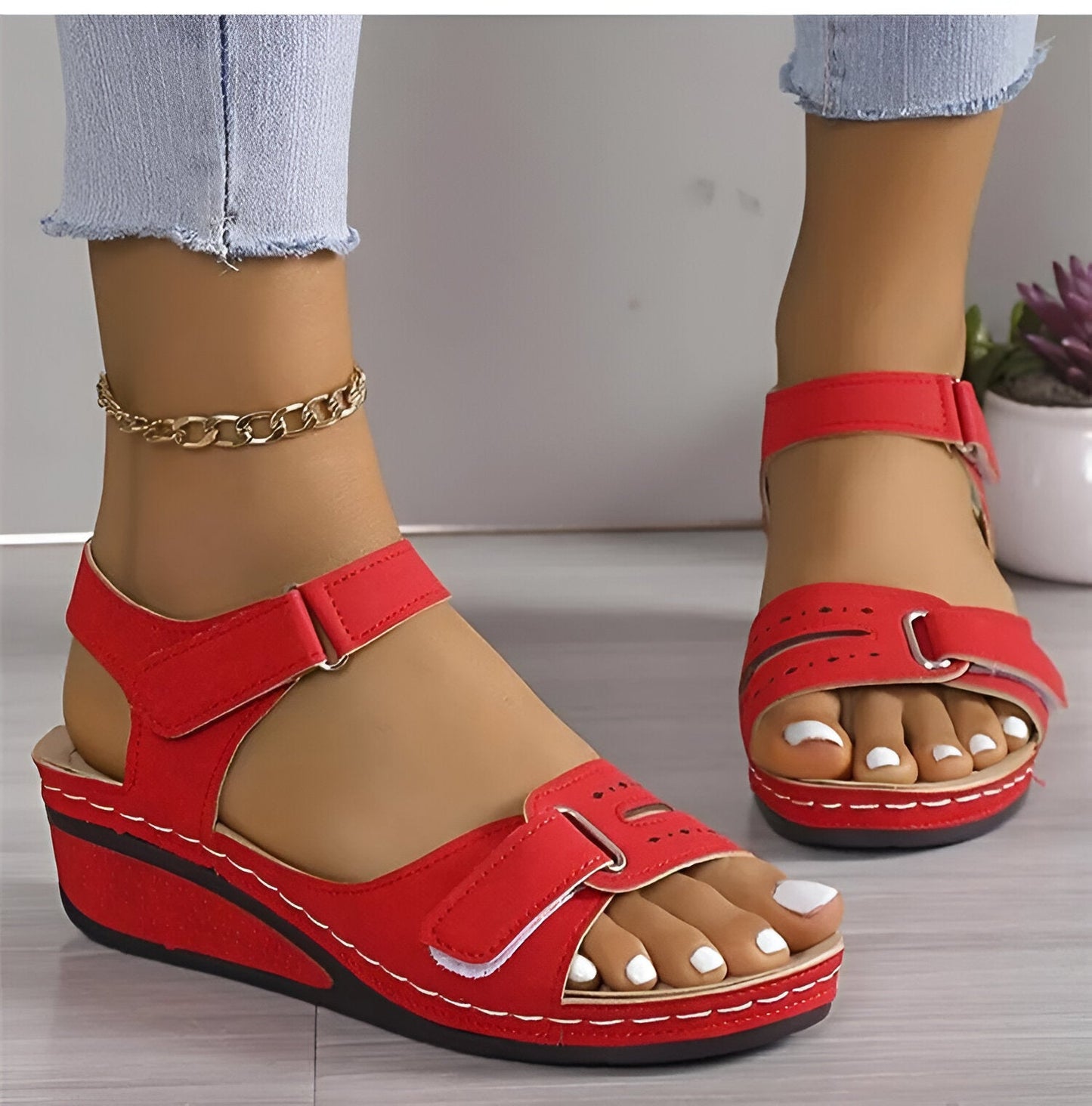 Ellen - Sandales compensées Soft Elegance