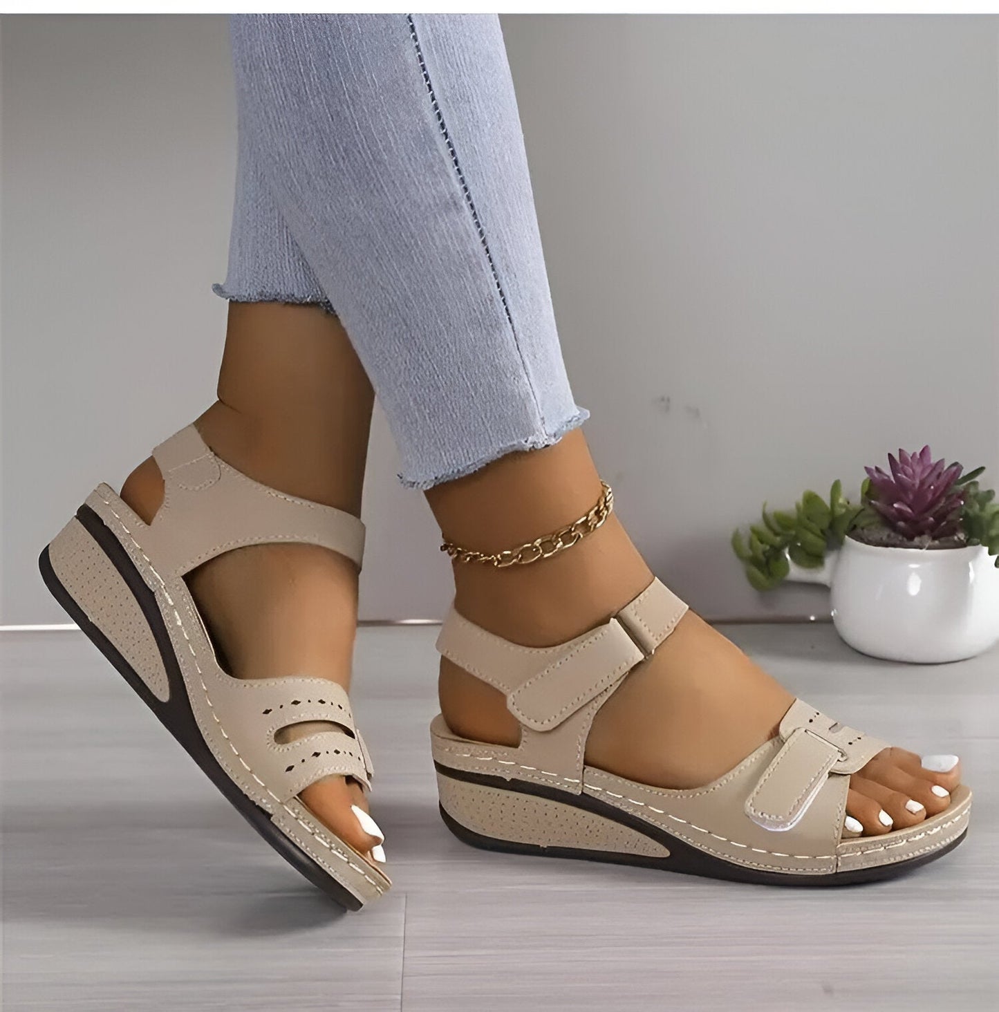 Ellen - Sandales compensées Soft Elegance
