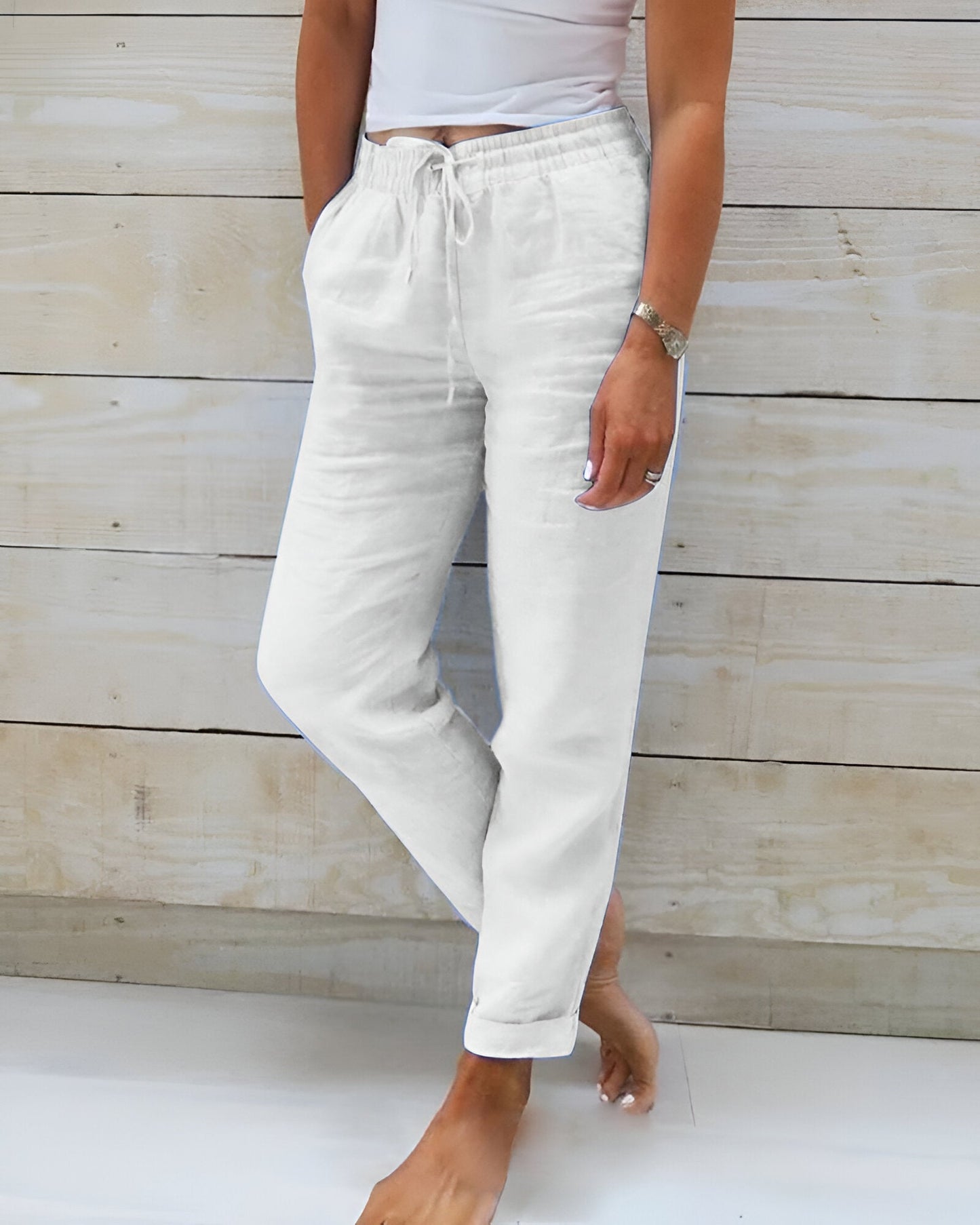 SASKIA - PANTALON ÉLASTIQUE ÉLÉGANT ET SANS EFFORT