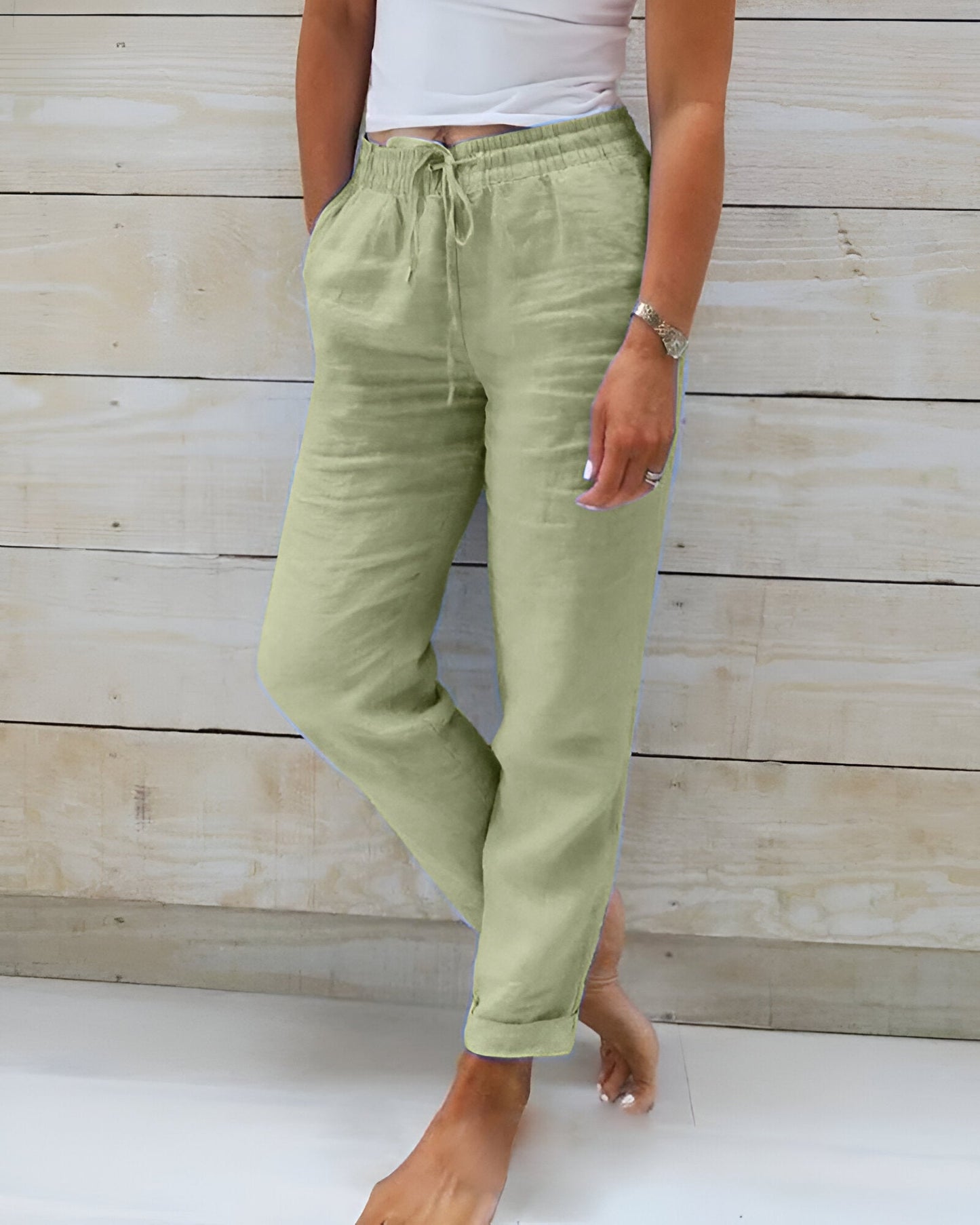 SASKIA - PANTALON ÉLASTIQUE ÉLÉGANT ET SANS EFFORT