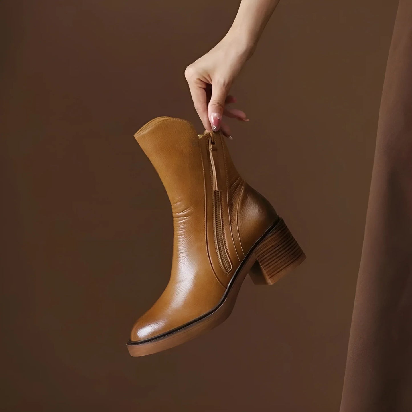 Anna – Bottines en cuir