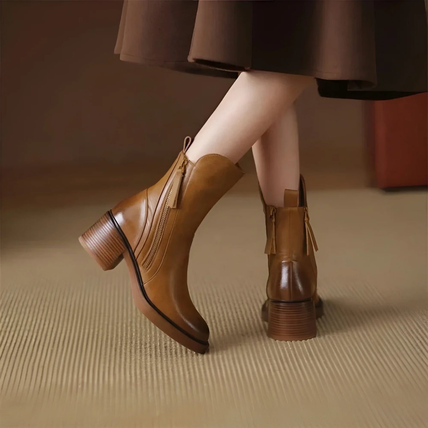 Anna – Bottines en cuir
