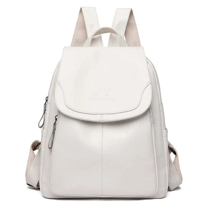 Izolda - Sac à dos antivol en cuir