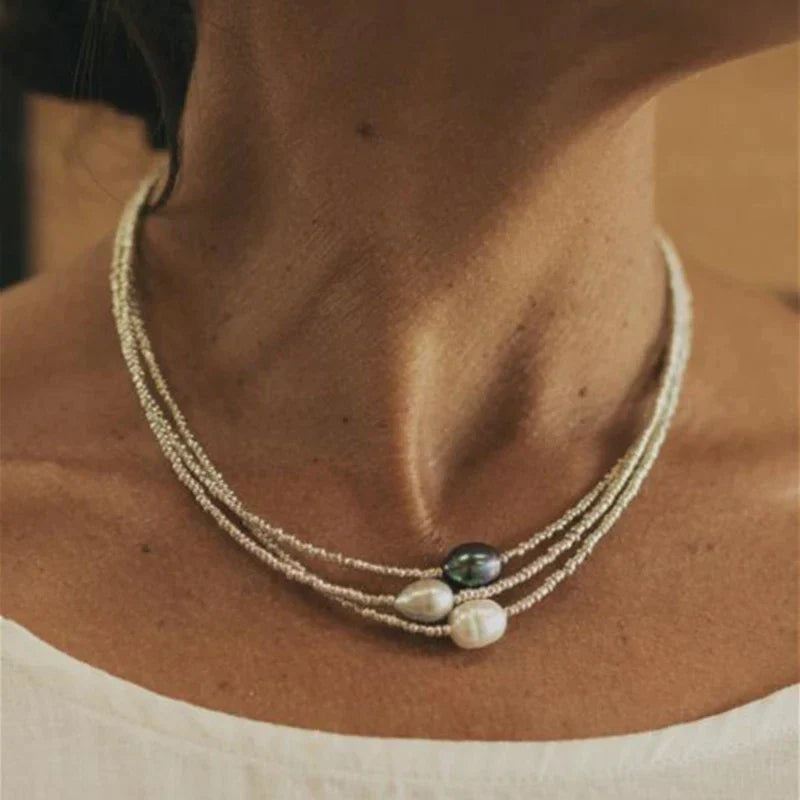 Helie – Collier élégant en perles