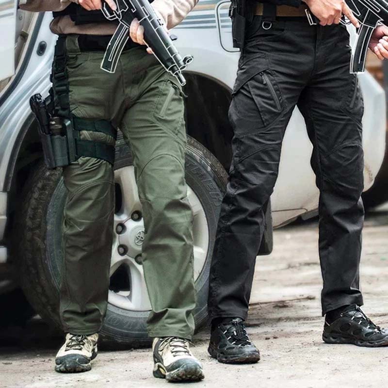 Męskie spodnie TacticalFit™ zapewniające wygodę na co dzień (Kup 1, otrzymaj 1 gratis)
