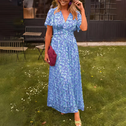 Florine – Flowy V-Neck Daylight Dress