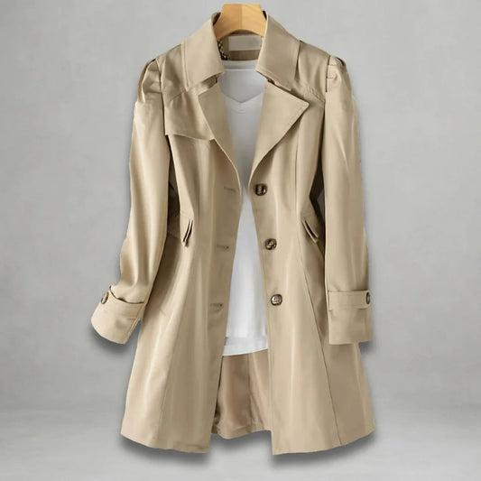 Amandine - Trench-coat boutonné classique