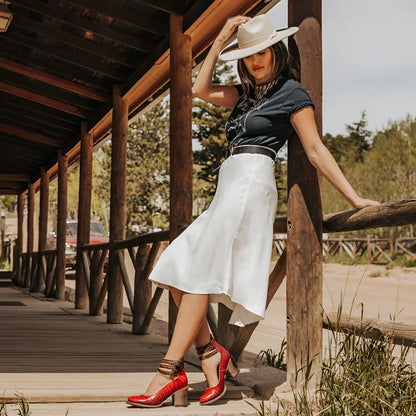 Liesl – high Quallity Buckled Leather Heels