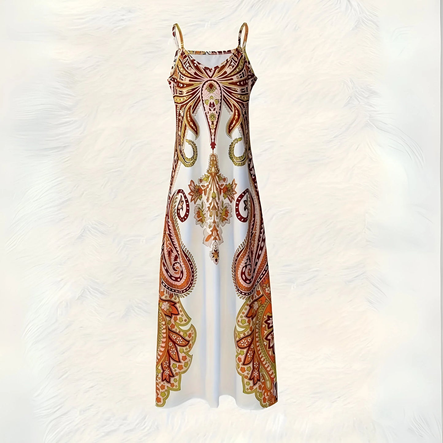 Solène - Bohemian Strappy Dress