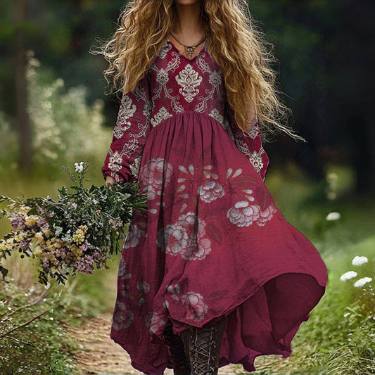 Lisette – Robe vintage bohème chic