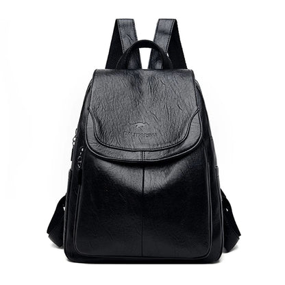 Izolda - Sac à dos antivol en cuir