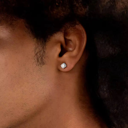 Alicia - Boucles d'oreilles à tige rondes en oxyde de zirconium