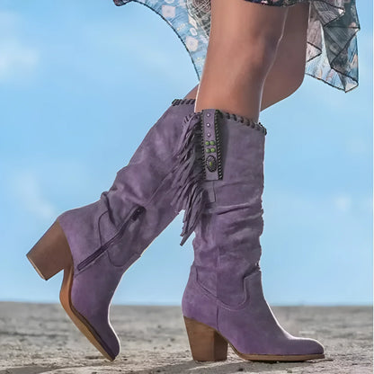Aldona - Bottes de cowboy rétro western