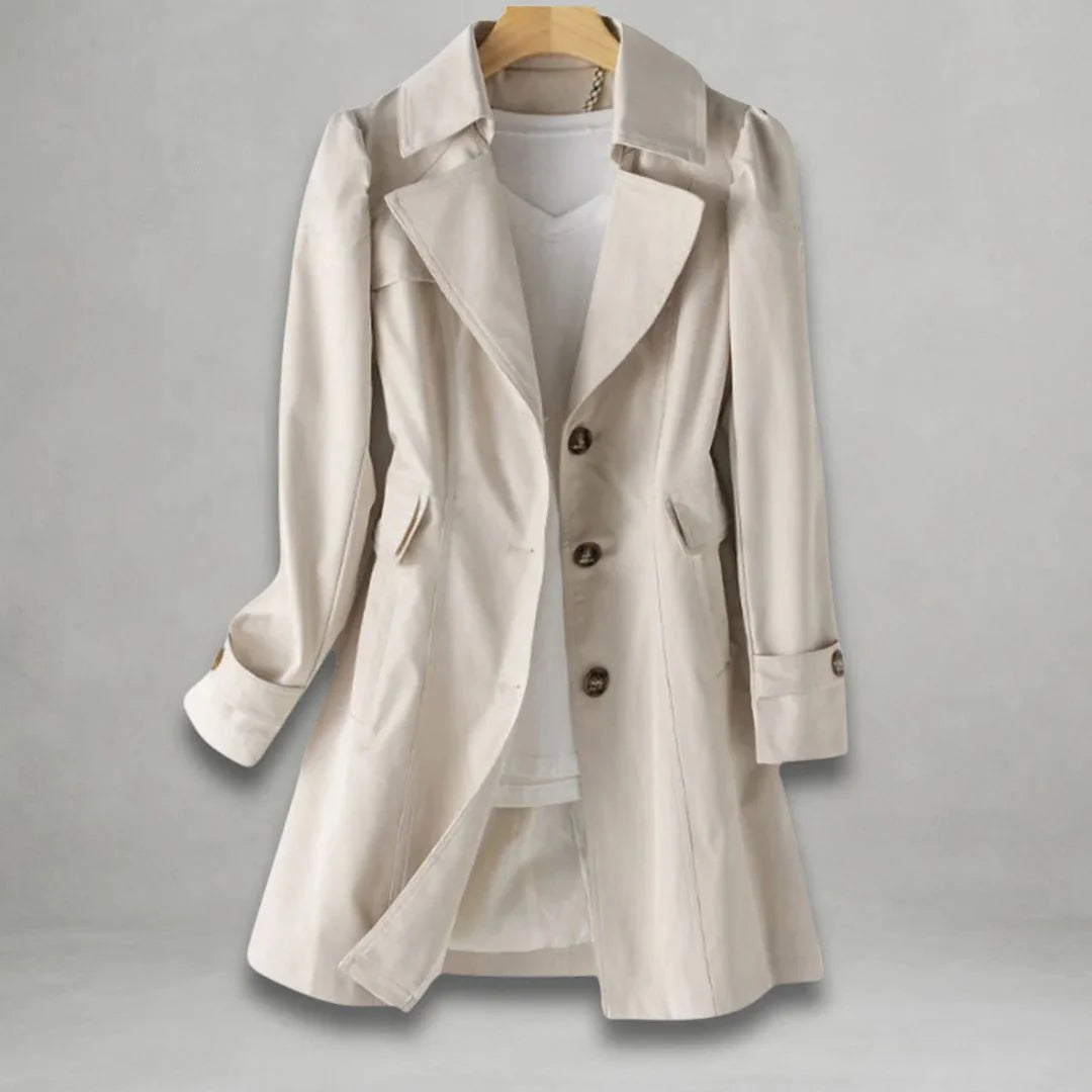 Amandine - Trench-coat boutonné classique