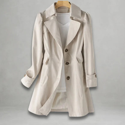 Amandine - Trench-coat boutonné classique