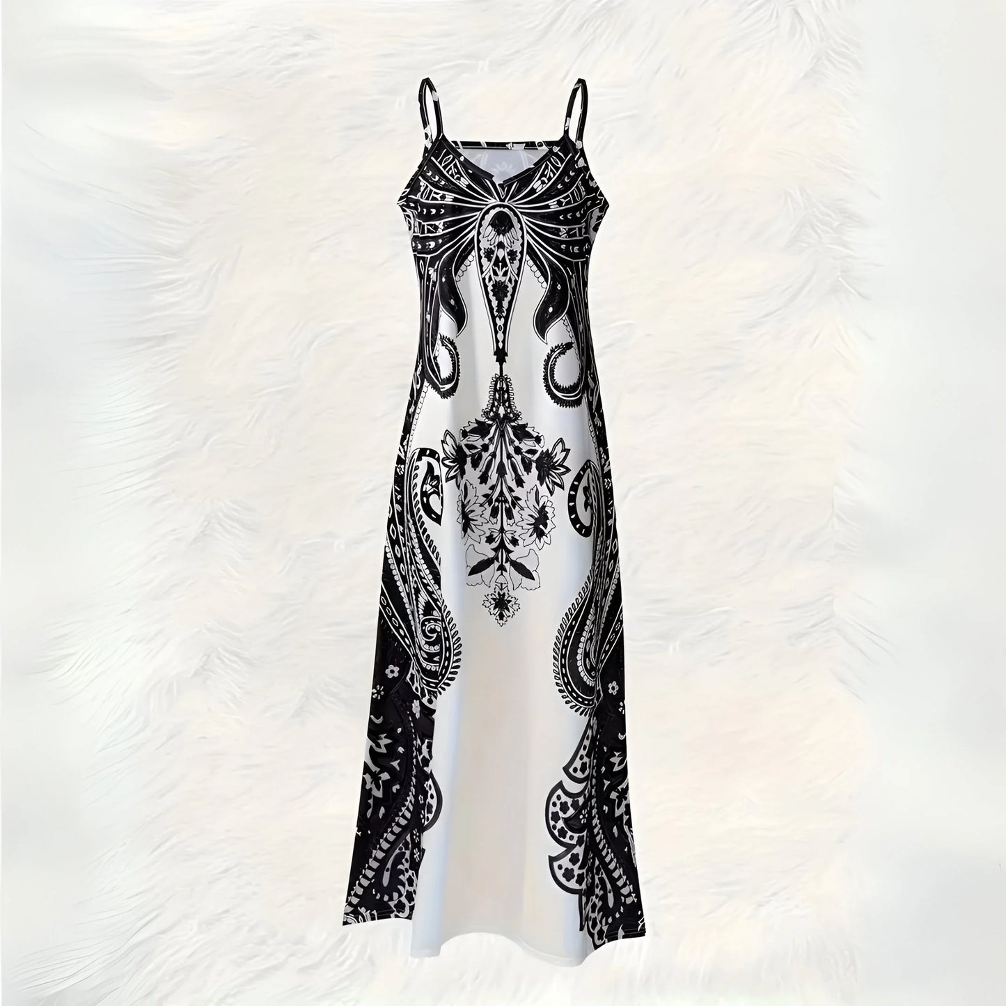 Solène - Bohemian Strappy Dress