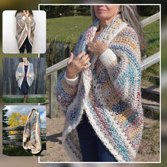 Hannah - Cardigan oversize de luxe