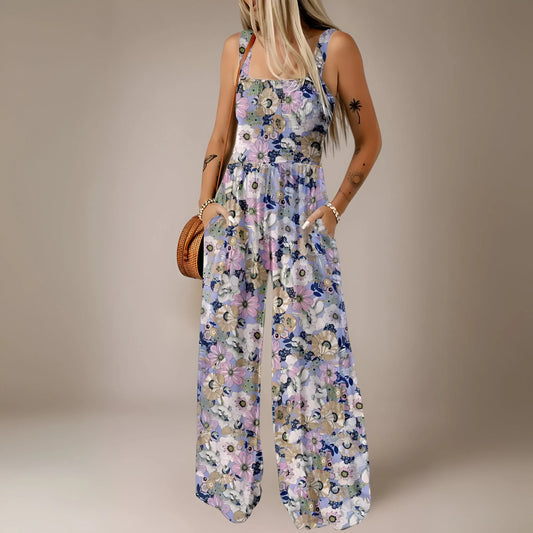 Manon – Flared Floral Muse Jumpsuit