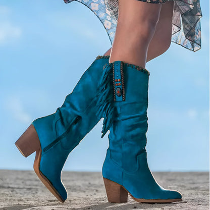 Aldona - Bottes de cowboy rétro western