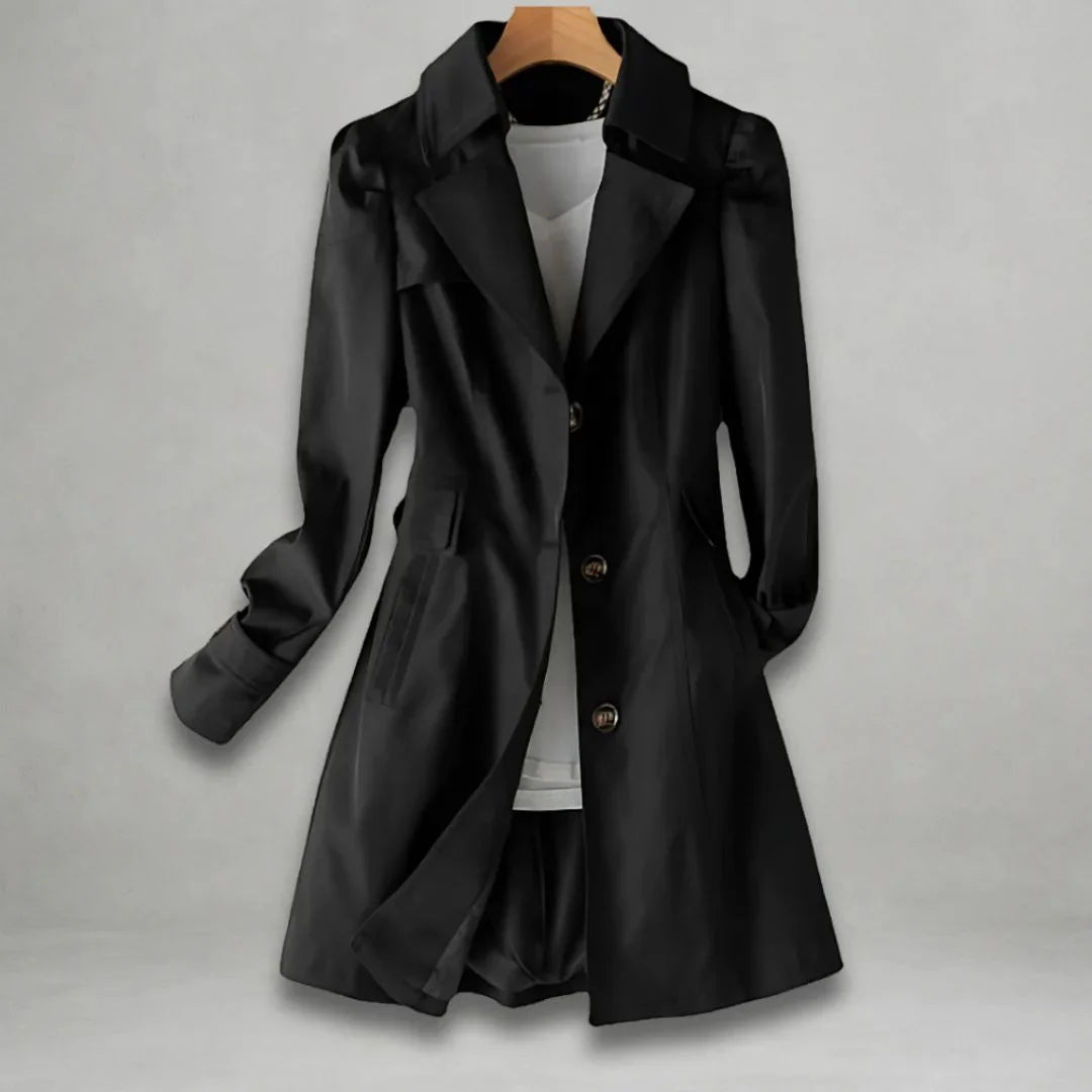 Amandine - Trench-coat boutonné classique