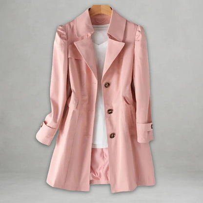 Amandine - Trench-coat boutonné classique
