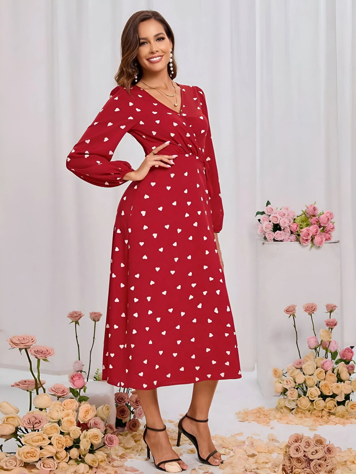 Éloïse Romantic Midi Dress